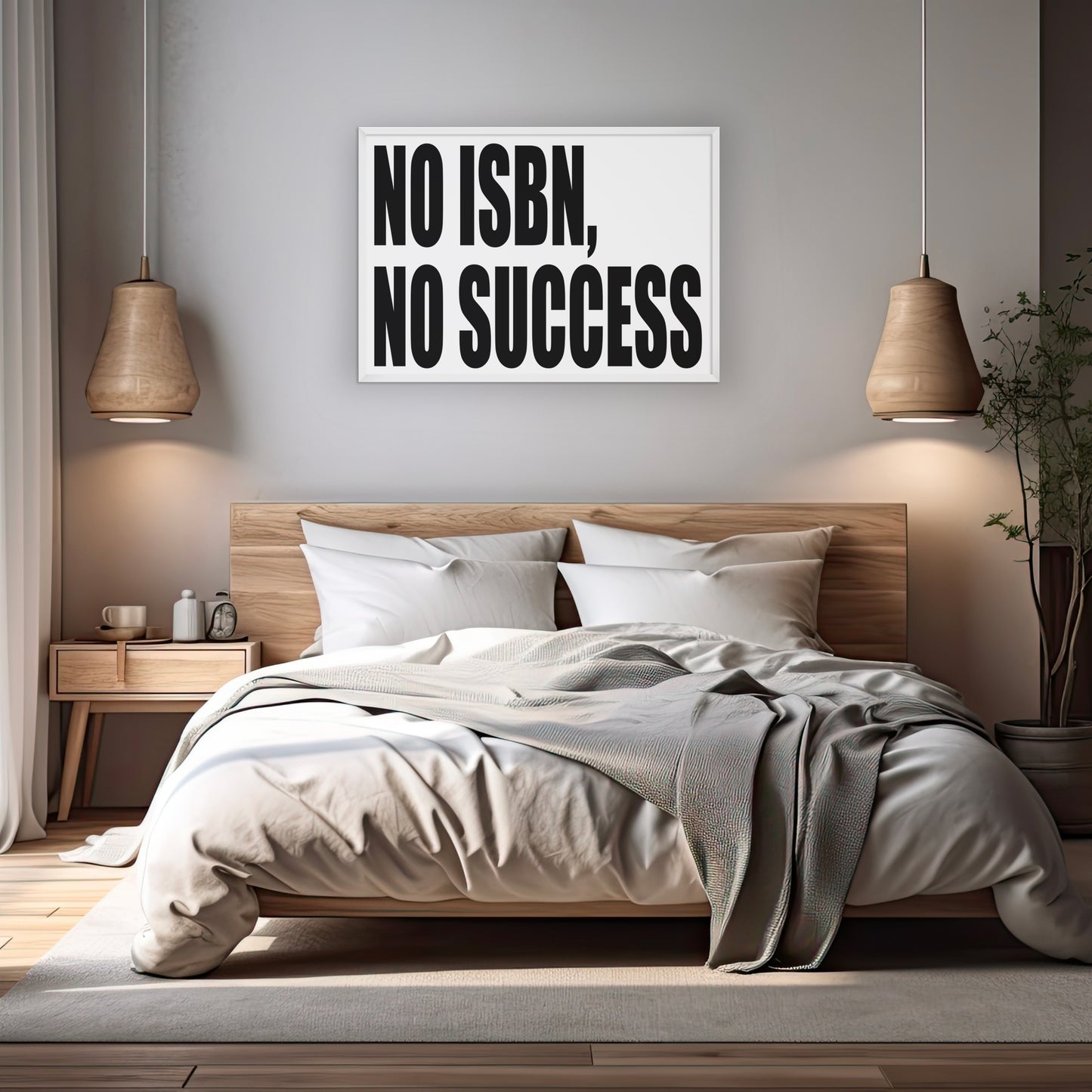 PRINT - NO ISBN, NO SUCCESS