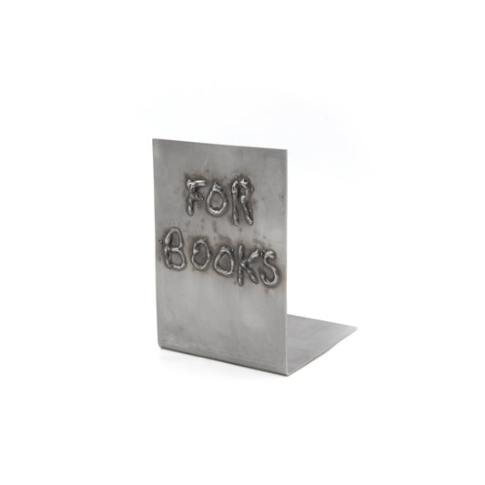 STEEL BOOKENDS