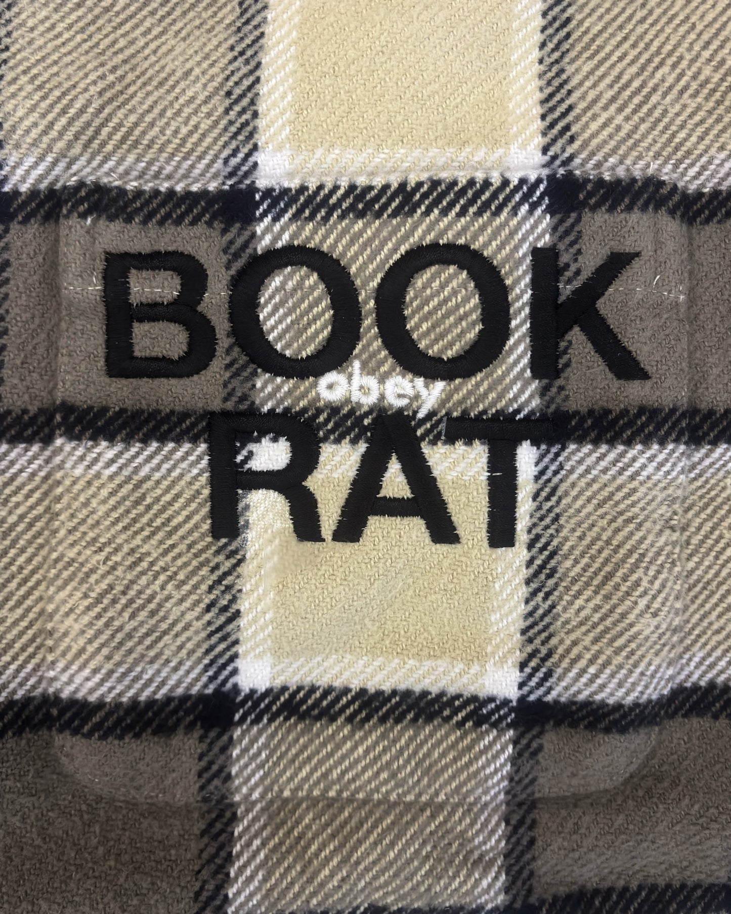 "BOOK RAT" FLANNEL SHIRT x OBEY