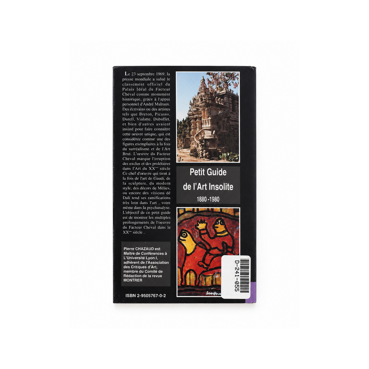 Pierre Chazaud — Du Facteur Cheval à l’art moderne, back cover