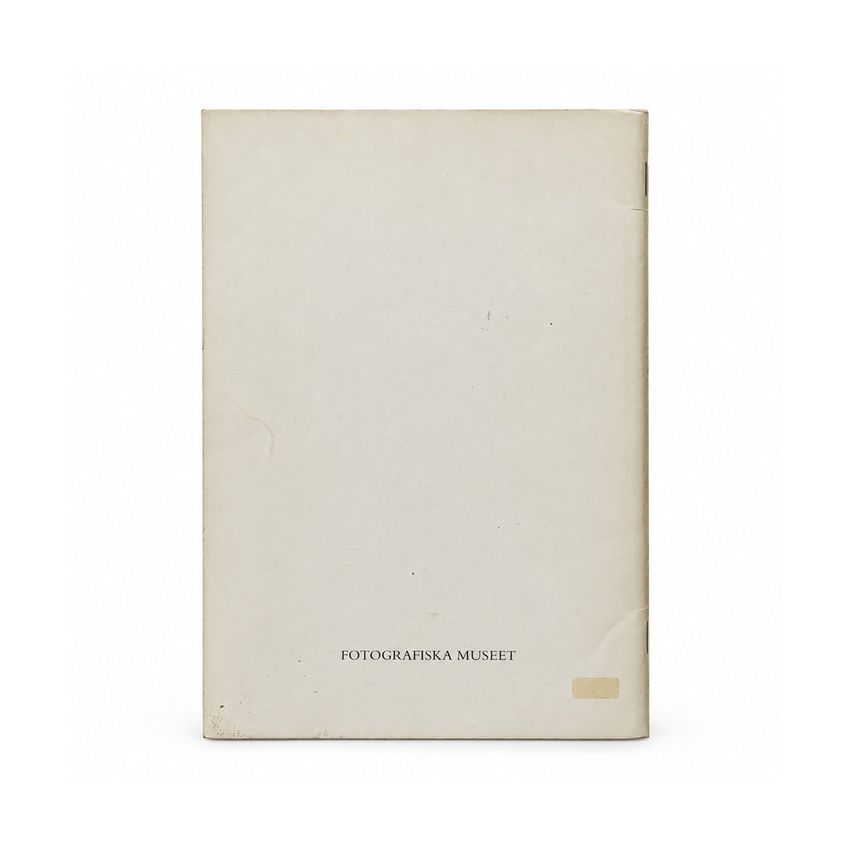 Back cover of Larry Clark: Fotografier, Fotografiska Museet, 1986