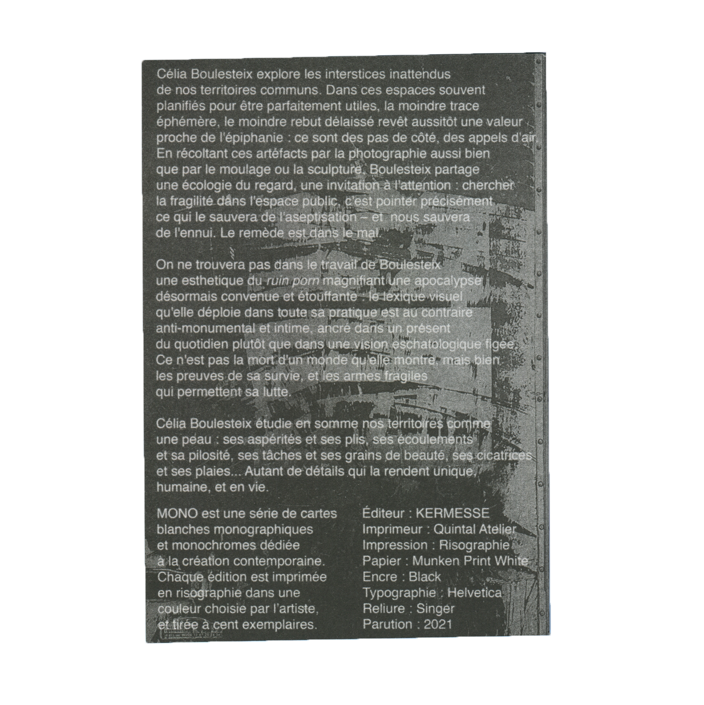MONO - CÉLIA BOULESTEIX