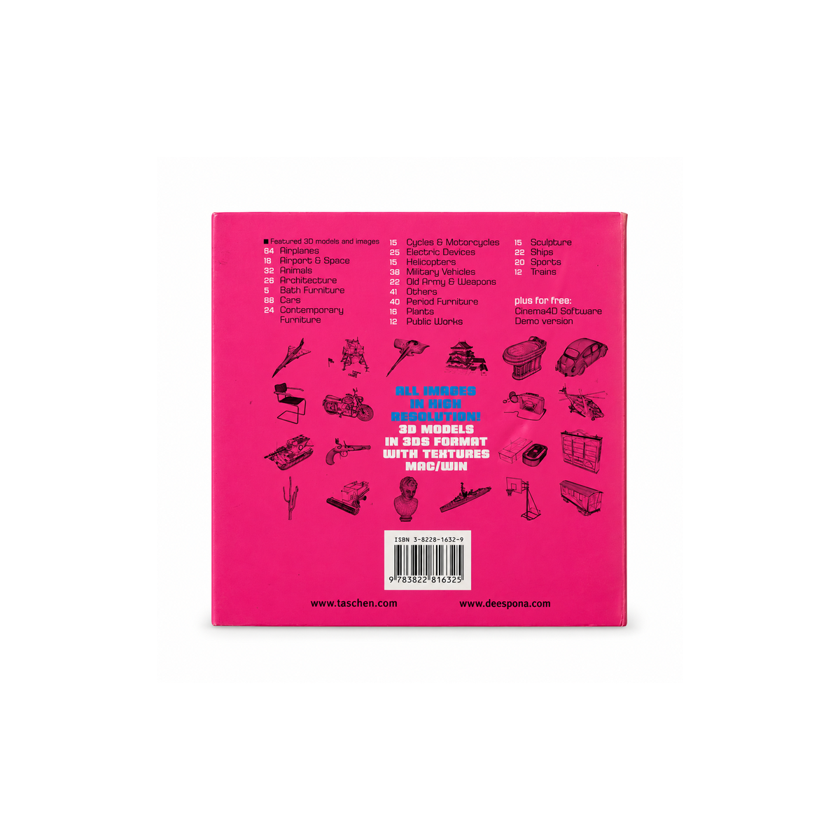 500 3D-Objects — Volume 2 — back cover