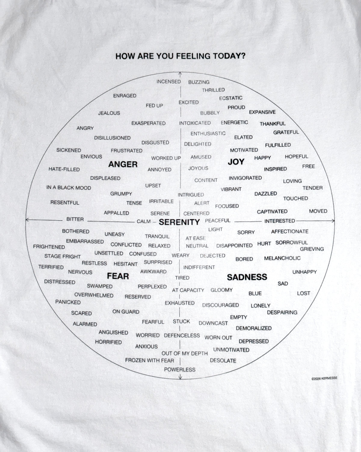 "MOOD BOARD" TEE SHIRT