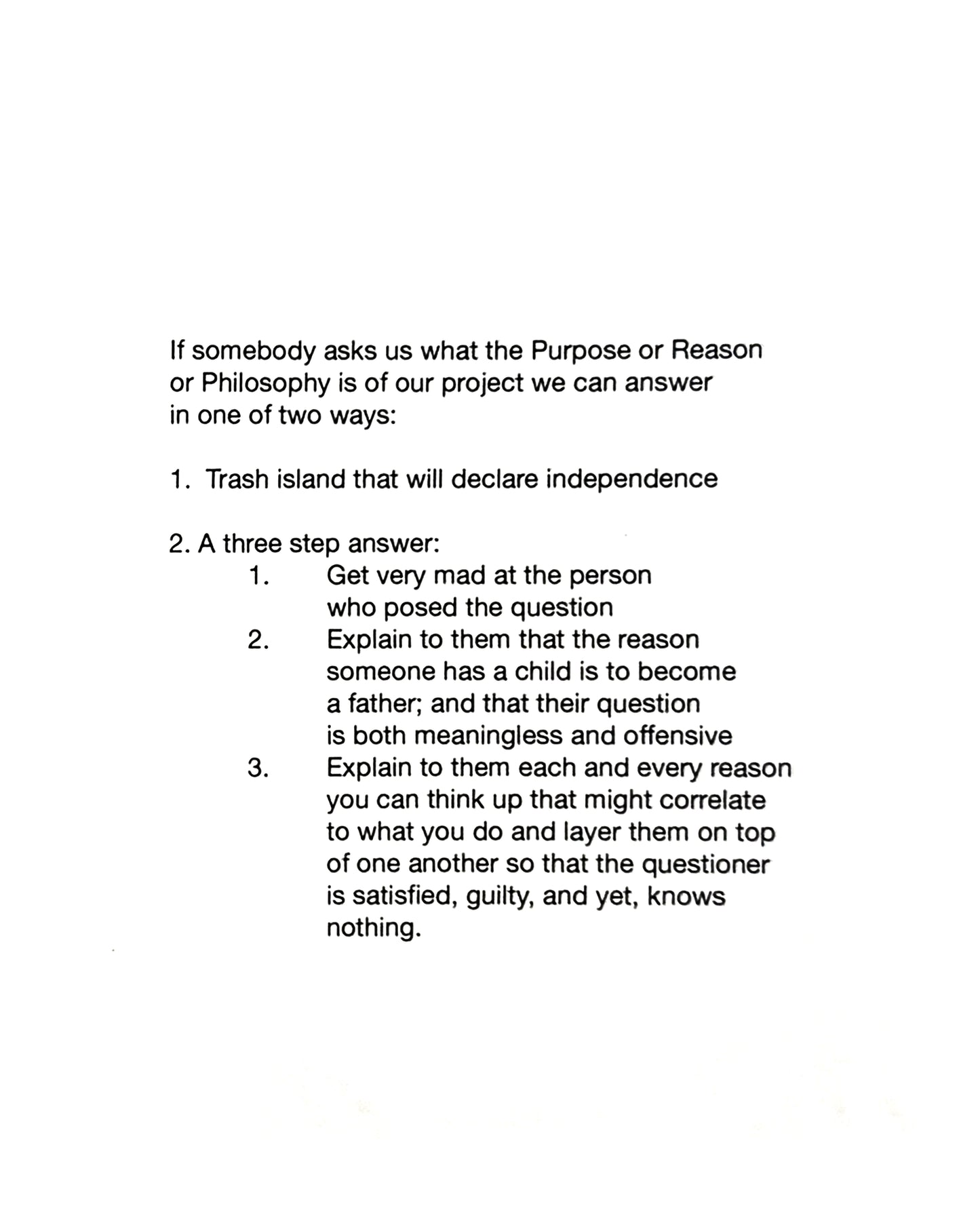 100 FREEMAN ST. - CLOWN SHOW PRISON