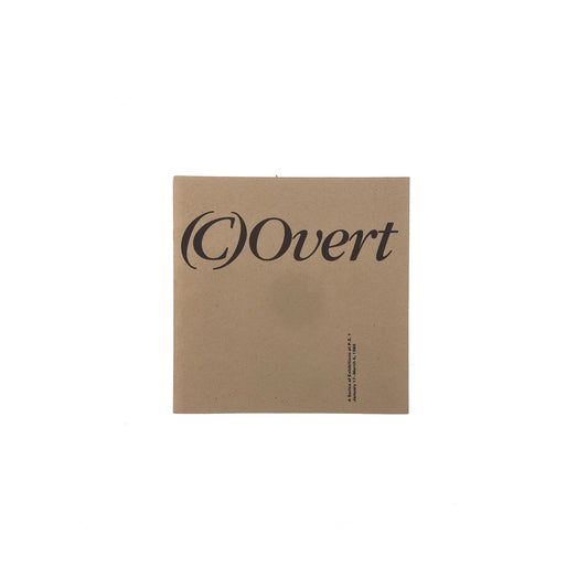 (C)Overt — A Series of Exhibitions at P.S.1 (1988), front cover