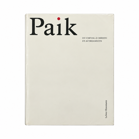 Nam June Paik Du cheval à Christo et autres récits front cover