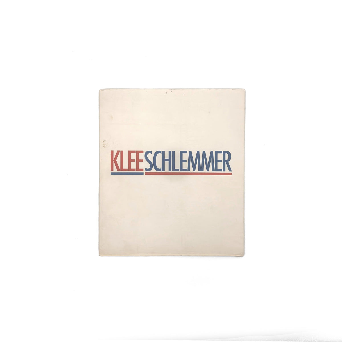 Paul Klee / Oskar Schlemmer — Aquarelle, Pastelle, Zeichnungen (1984), front cover