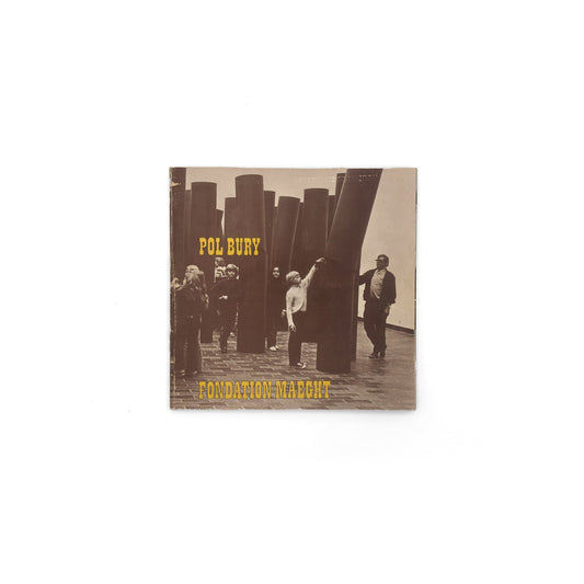 Pol Bury — 25 tonnes de colonnes (1973), front cover