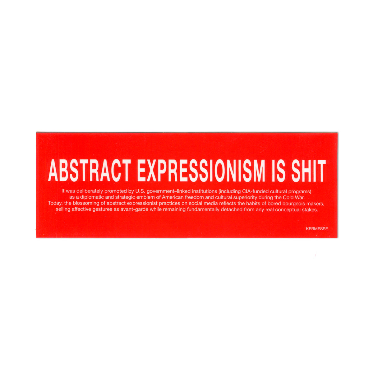 STICKER "ABSTRACT EXPRESSIONISM"