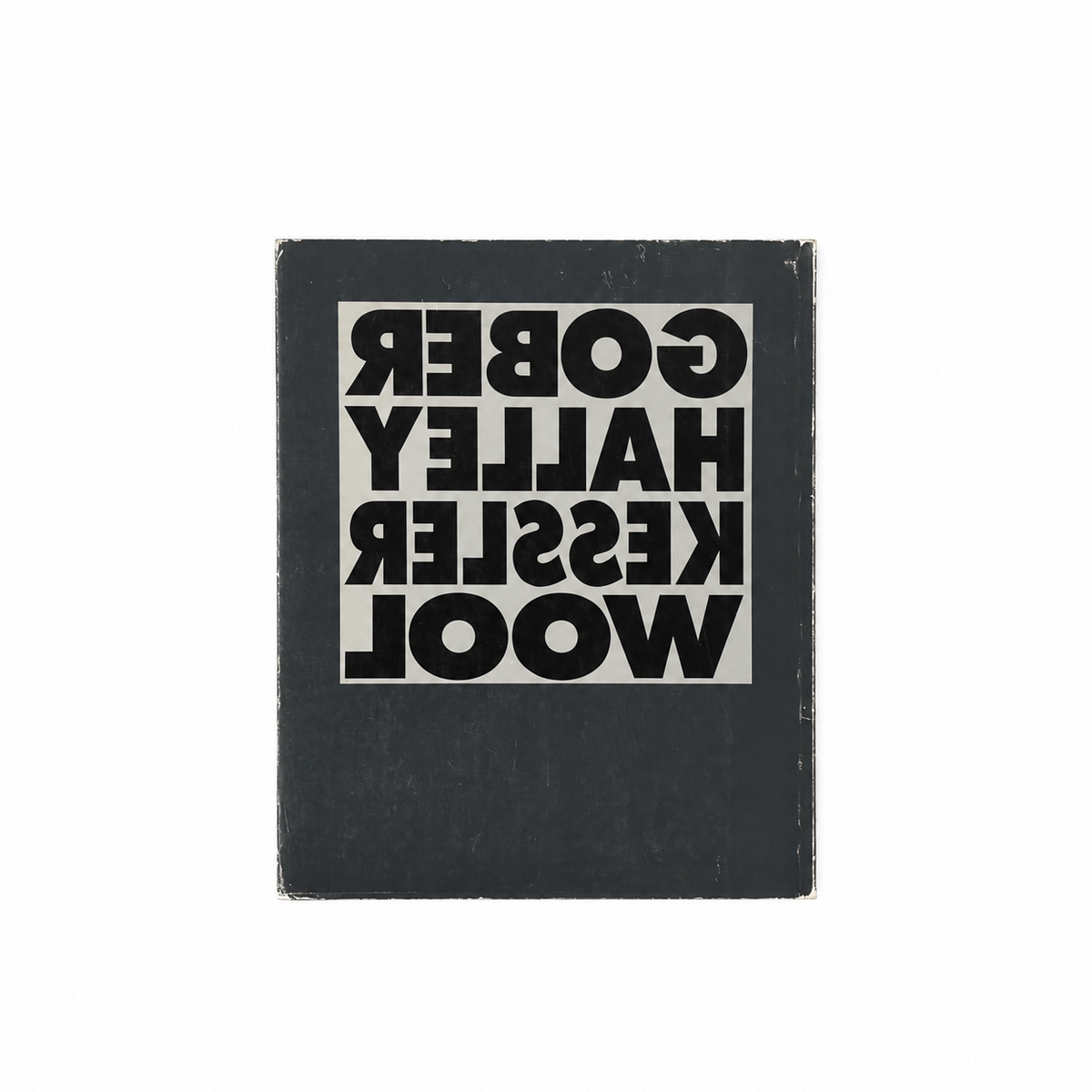 Gober, Halley, Kessler, Wool — Four Artists from New York (1989) — back cover