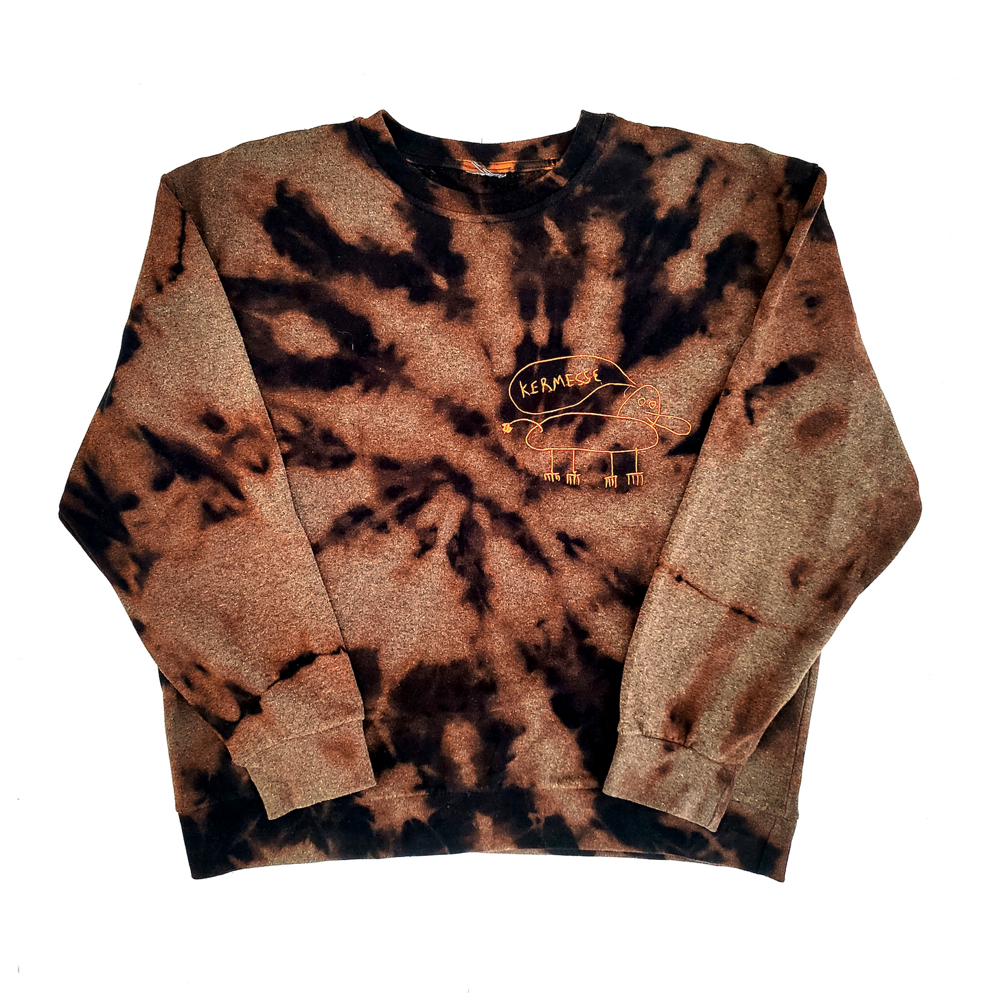 UPCYCLED BLEACHED CREWNECK SWEATER #1
